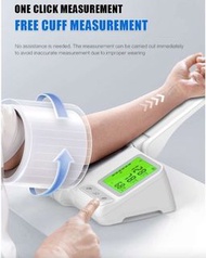 聯想臂筒式電子血壓計(最新USB-C 充電版)-Lenovo Upper Arm Blood Pressure Monitor 血壓儀家用血壓測量儀高精准語音播報   (全自動, 測壓舒適, 三色背光