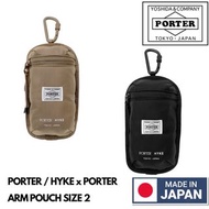 🇯🇵日本製 PORTER × HYKE ARM POUCH SIZE 2 跑步手機套 跑步手機袋 臂袋 PORTER 381-19544 吉田包 YOSHIDA & COMPANY Birthday 