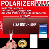 "P12" LAPISAN PLASTIK POLARIS POLARIZER LCD KACA HP MONITOR MOBIL