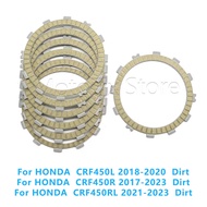 Motorcycle Accessories Clutch Friction Disc Plate Kit For HONDA CRF450L CRF450R CRF450RL CRF450RX CR