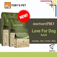 Nurture pro Love for Dogs Adult - Salmon (Available size: 4lbs / 12.5lbs / 26lbs)
