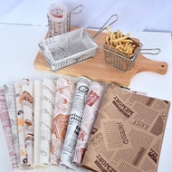 【100pc】Sandwich Wrapping Paper | Kebab Wrapper Paper | Burrito Wrapper Paper | Roti John Wrapper Pap