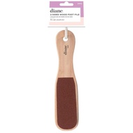 Diane 2-Sided Foot File – Smoother Feet and Callus Remover for Men and Women –Wood Handle – 10” x 2 