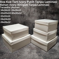 Tart Cake Box WhiteIVORY 18x18x10 20x20x10 22x22x10 24x24x10 26x26x12 28x28x12 30x30x12 Separate Lid