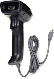 2D Wired Bar Code Scanners Readers POS Square, UNIDEEPLY USB Cable Barcode Handheld, Hand Scanning L