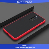 EPTWOO For OPPO A9 A5 2020 F11 F11 PRO F9 Phone Case Transparent Anti-Shock Hybrid Silicone Casing Clear Soft Back Cover ZSMS-01