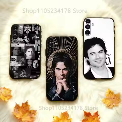 D-Damon Salvatore Phone Case For Samsung Galaxy A73,31,32,72,41,53,52,71,22,5G,Note,J7,8,9 Soft Blac