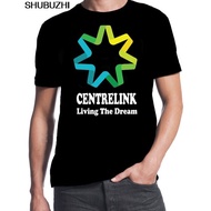 Centrelink Living The Dream Funny Aussie Straya Bogan Logo Print T-Shirt Summer Fashion For Exercise