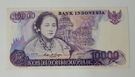 Uang kertas lama/Kuno Indonesia. R.A.Kartini. 1985. 10000 Rupiah