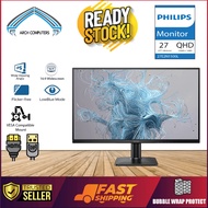 27" PHILIPS 27E2N1500L MONITOR 2K/GAMING/LCD/SCREEN/ESERIES | IPS QUAD HD | 4ms ADAPTIVE SYNC HDMI &
