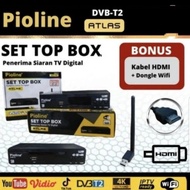 SET TOP BOX PIOLINE STB TV DIGITAL PIOLINE LENGKAP