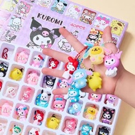 GANTUNGAN Keychain Box Kuromi Strawberry BearBLIND BOX Pendant Keychain Box 40-HoleBLIND BOX Blind B