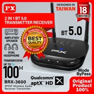 Bluetooth Audio Transmitter Receiver 5.0 HD stereo 2in1 PX-BRX-3600