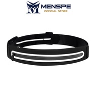 MENSPE Multi Functional Sports Waist Bag Adjustable Running Pouch Elastic Belt Reflective Strip Slim