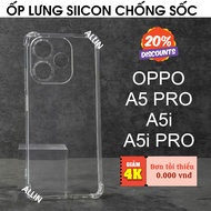 Oppo A5 Pro / A5i / A5i PRO transparent silicone shockproof / camera protection case