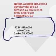 HONDA ACCORD SDA 2.0 2.4, CRV S9A 2.0, STREAM 2.0 ,CIVIC SNB 2.0 ODYSSEY 2.4 VALVE COVER GASKET SILI