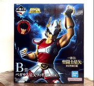 🧲珍惜玩 - 日版金證 聖鬥士星矢 黃金聖鬥士編 一番賞 B賞 舊青銅聖衣 天馬座 星矢（可換頭）PVC figure 景品 模型公仔 擺設 未開封 聖闘士星矢