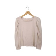 Puffy Cream Shoulder Sweater (CODE: B79-12)