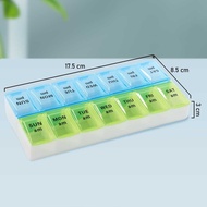 SLTNSTR FirstDay 7-Day Day and Night Medicine Box tablet Capsule Storage - FD7