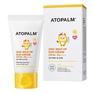 ATOPALM Zinc Mild Up Sun Cream SPF50+ PA++++ 65g, Dry Skin Moisturizing MLE Sun Protection, Korean M