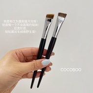 Eyebrow Brush World Ceiling!Cocoa Stick Hard Bristle Eyebrow Brush Large Eyebrow Powder Brush Fog Ey