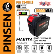 PINSEN 90000mah 20cells 21V Makita Lithium Battery High Power Replacement Electric Tool Battery