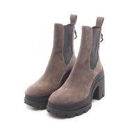 【二手】 MONCLER Envile 切爾西靴，真皮鞋，女款，二手