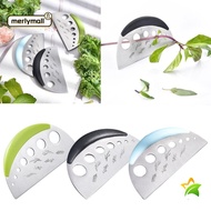 MERLYMALL Vanilla Vegetable Greens Leaf Remover, Stainless Steel Multifunctional Herb Cutter Strippe