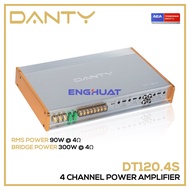 DANTY DT-120.4S | 4 Channel Power Amplifier | Original DANTY Car Amplifier 4CH Power Amp 4 Channel Amp Speaker Woofer