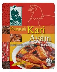 ( 100克 ) 馬來西亞 娘惹 - 咖哩雞 料理包