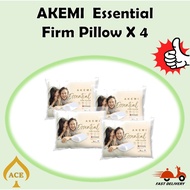 4 X AKEMI Essential Firm Pillow 柔软舒适的枕头