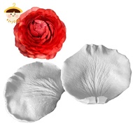 〔8C05〕 2Pcs Silicone Cake Flower Mold DIY Baking Candy Mould Rose Flower Fondant Paste 〔8C〕