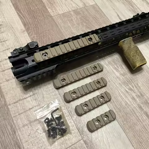 Tactical MLOK Nylon Picatinny Rail 5 7 9 11 13 Slots Rail Kits Mount for AR15 M4 Rifle Airsoft Handg