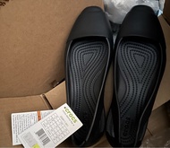 Crocs 女裝黑色平底鞋