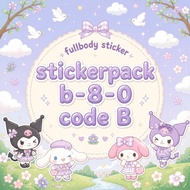 Stierpack b80 code b fullbody journal decoration sticker