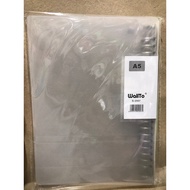 Walito Binder Note Transparent A5 AND B5 | BINDER B5 26 HOLE | A5 BINDER 20 HOLES