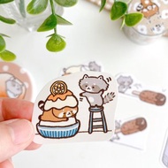 浣熊菓子屋-冰品貼紙包/手帳貼紙