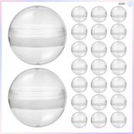 60 Pcs Kids Toys Funnyround Empty Plastic Containers Fillable Gumball Machines junshaoyipin