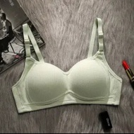Girl TEENAGE 1809 Cotton Bra Size 32B-40 Non Wired Seamless Push Up Sleep Sport Baju Dalam Budak Per