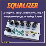 Fatmac Equalizer - 5 Band EQ + Bosster (Guitar Effects Pedal, Guitar Stompbox, Electric Guitar Pedal
