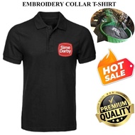 EMBROIDERY SULAM SIME DARBY BLACK COLLAR SHIRT
