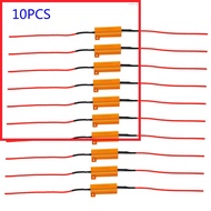 [my]10pcs 50W 6 ohm LED Lamp Decoder Brake Light Fault Canceller Resistor Decoder