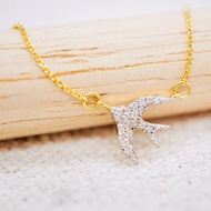 [ 📌พร้อมส่ง ] สร้อยคอพร้อมจี้เพชรแท้น้ำ100 💎 ทองคำแท้9K (ทอง37.5%) เพชรเบลเยี่ยมแท้ ขายได้ [9KPN186]