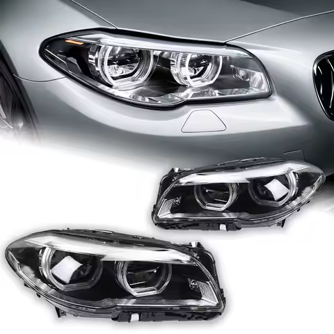 AKD Car Styling Head Lamp for BMW F10 Headlights 2010-2016 520i 525i 530i F18 LED Headlight Projecto