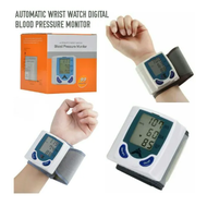 Automatic Digital Wrist Watch Blood Pressure Monitor for Measuring Heart Beat and Pulse Rate