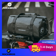 【Local Delivery】ROCKBROS 20-60L Waterproof Motorcycle Rear Seat Bag Reflective Motorbike Luggage Bag Multifunctional Fitness Storage Bag