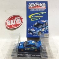 Diecast CMS 1/64 Rally Car Toshi Arai - SUBARU IMPREZA WRC 2001 Great Britain T.Arai no. 21