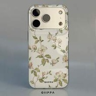 1 ชิ้น เคสโทรศัพท์ลายดอกไม้เล็กสีขาว สำหรับ Phone 17 Pro Max เข้ากันได้กับ Phone 16 Pro Max, 15 Pro 