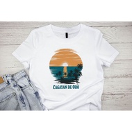 SUNRISE DESIGN COTTON T-SHIRT / TSHIRT LOCAL / CAGAYAN DE ORO SOUVENIR