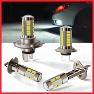 【MED】1pcs Motorcycle LED Headlight Car LED Fog Light 33SMD H4 H7 H1 H3 Super Bright